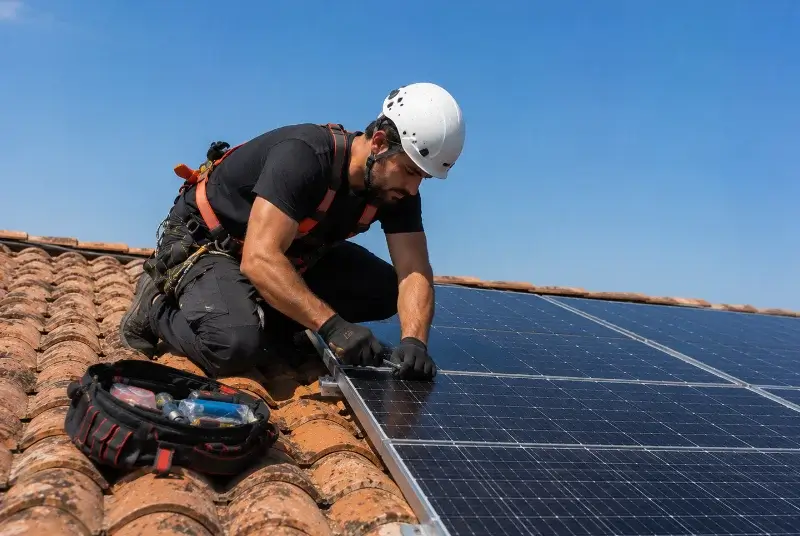 Maintenance et monitoring de panneaux solaires à Chauray