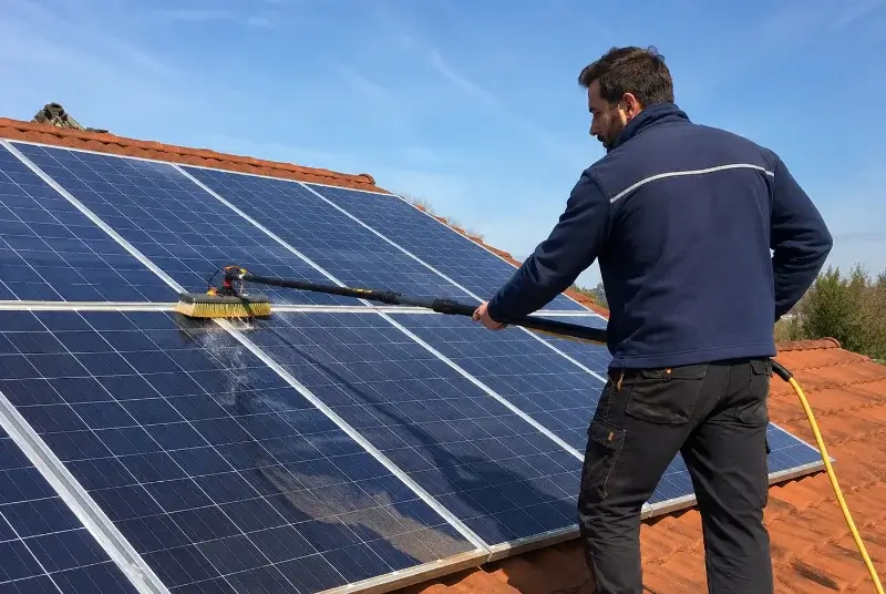 Nettoyage et entretien de panneaux solaires à Chauray